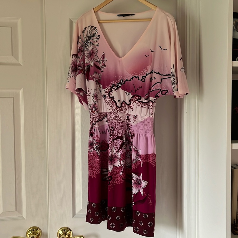 White House black market pink dress